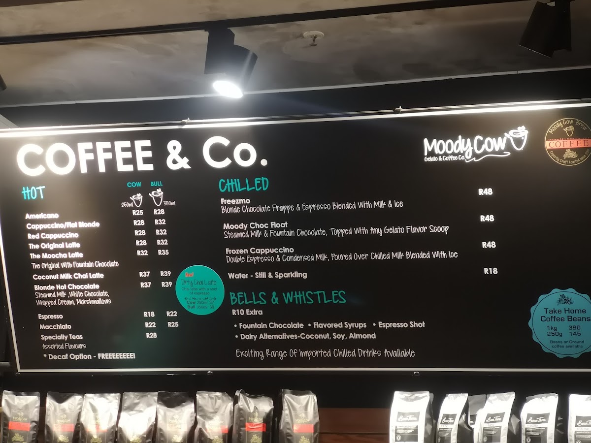 Moody Cow Photo Menu 5