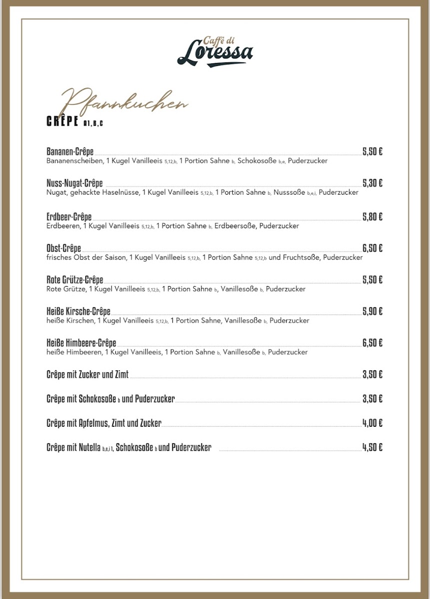 Caffè di Loressa Photo Menu 4