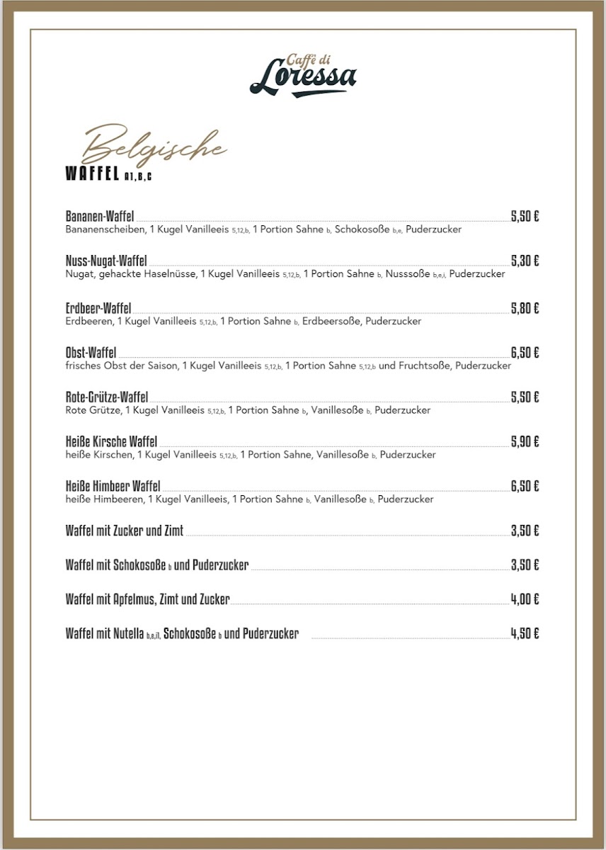Caffè di Loressa Photo Menu 5