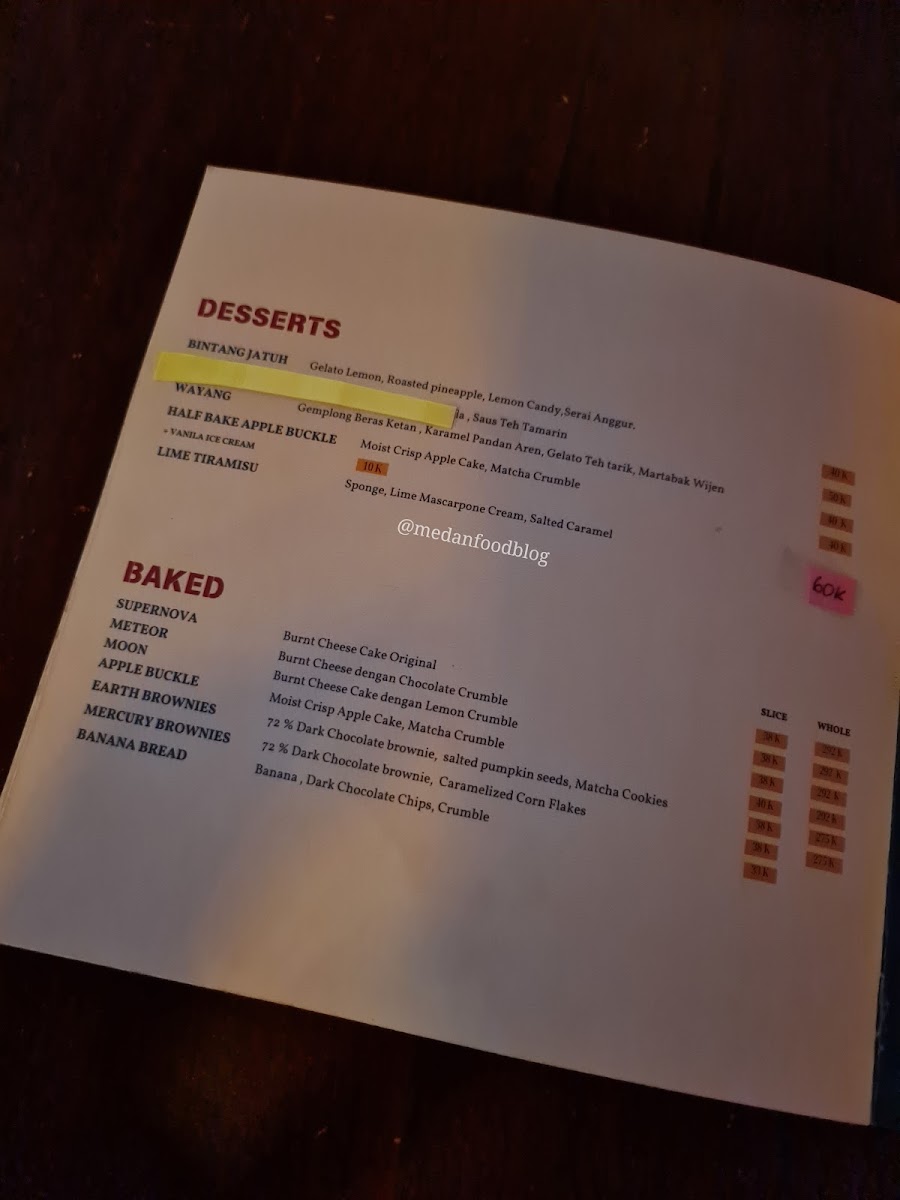 Earth Bake Photo Menu 2