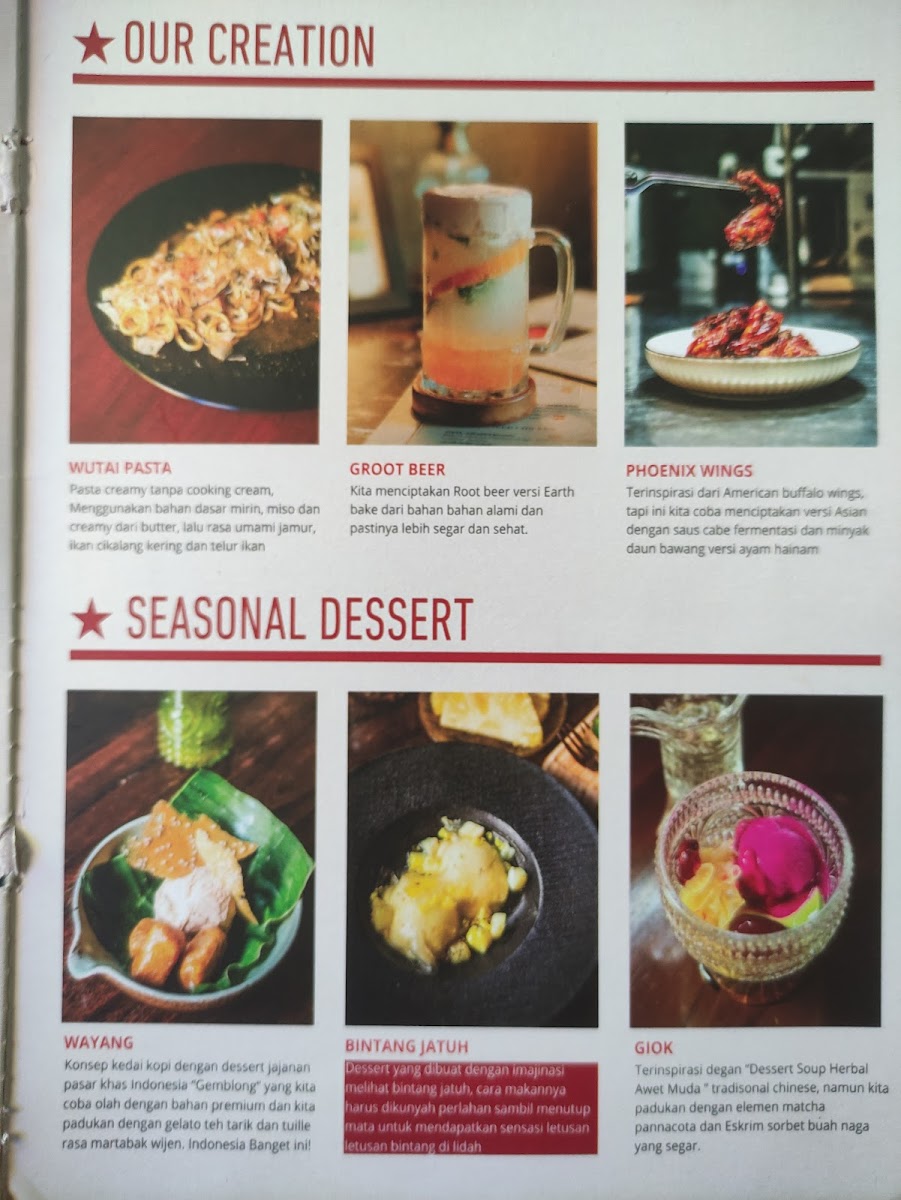 Earth Bake Photo Menu 5