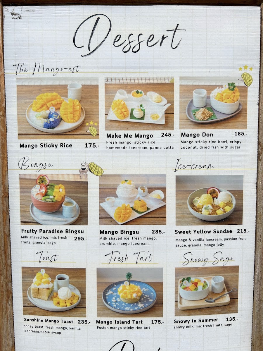 Make Me Mango Tha Tian Photo Menu 10