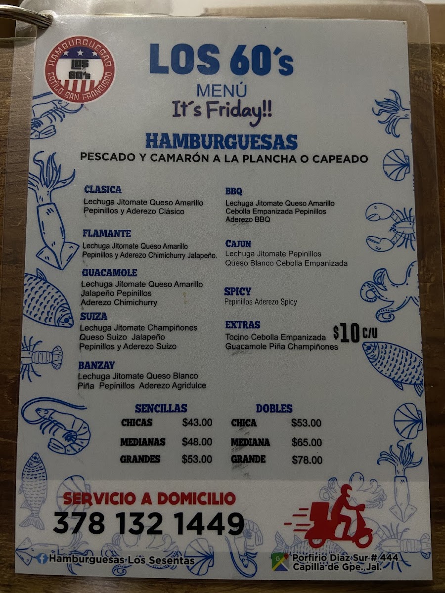 Hamburguesas los 60's Photo Menu 4