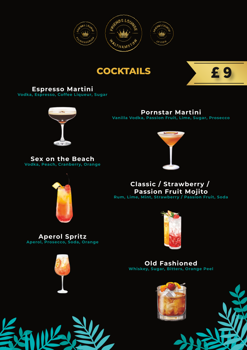 Friends Lounge Walthamstow Photo Menu 6