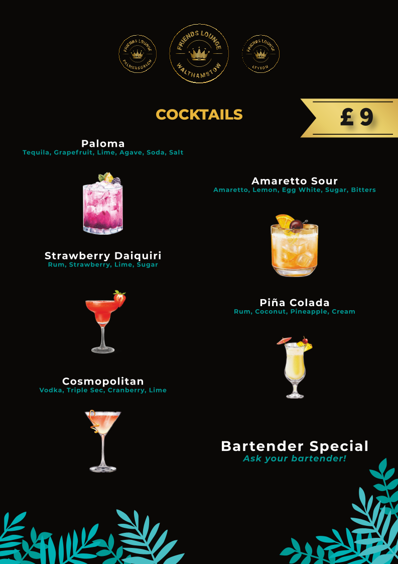 Friends Lounge Walthamstow Photo Menu 7