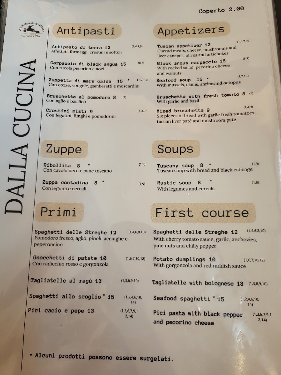La Locanda delle Streghe Photo Menu 2