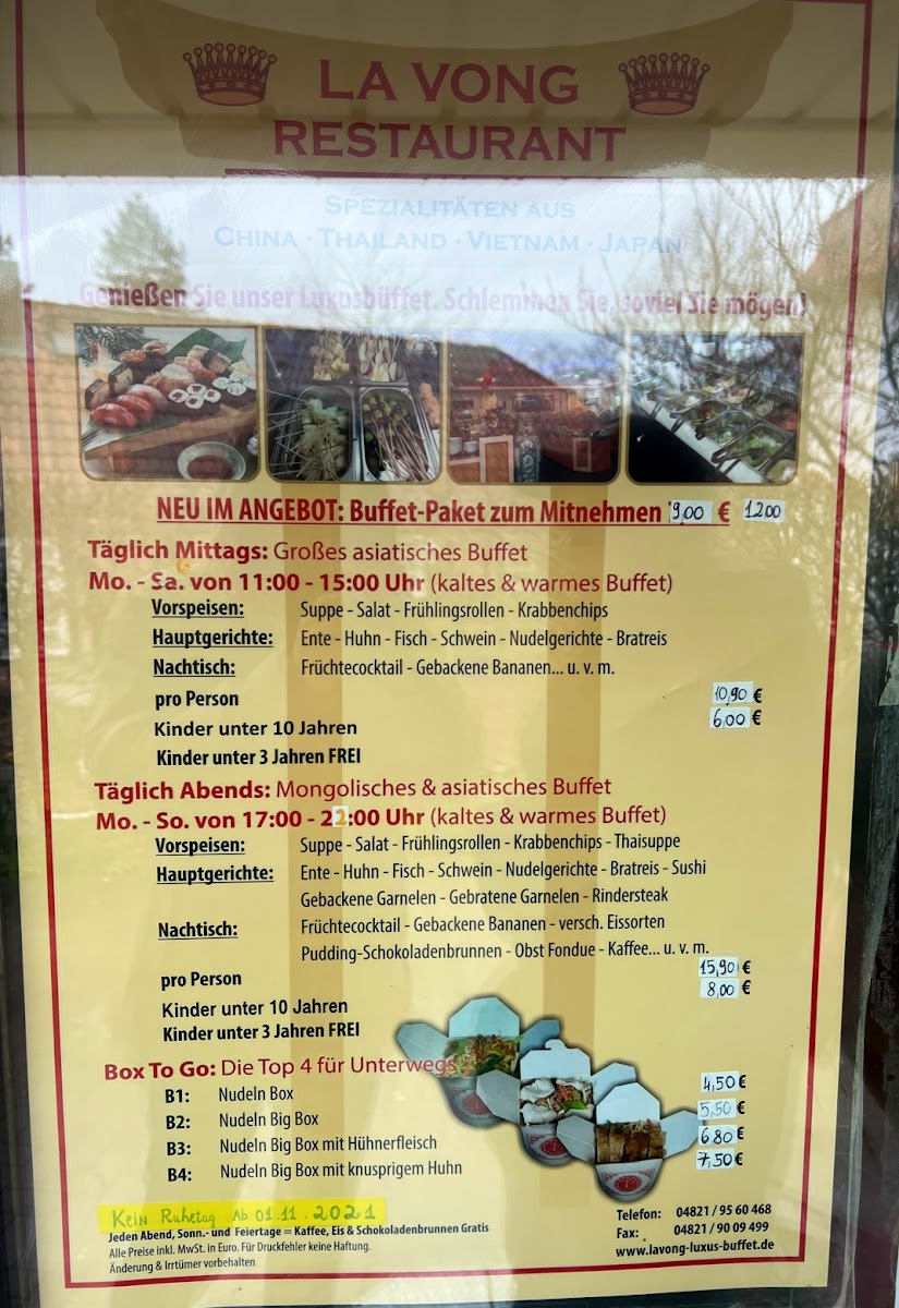 La Vong Photo Menu 1