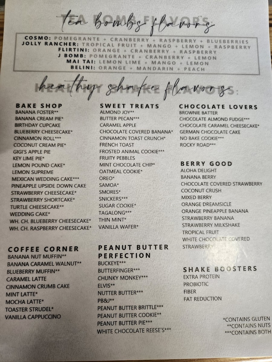 Lapeer Nutrition Photo Menu 2