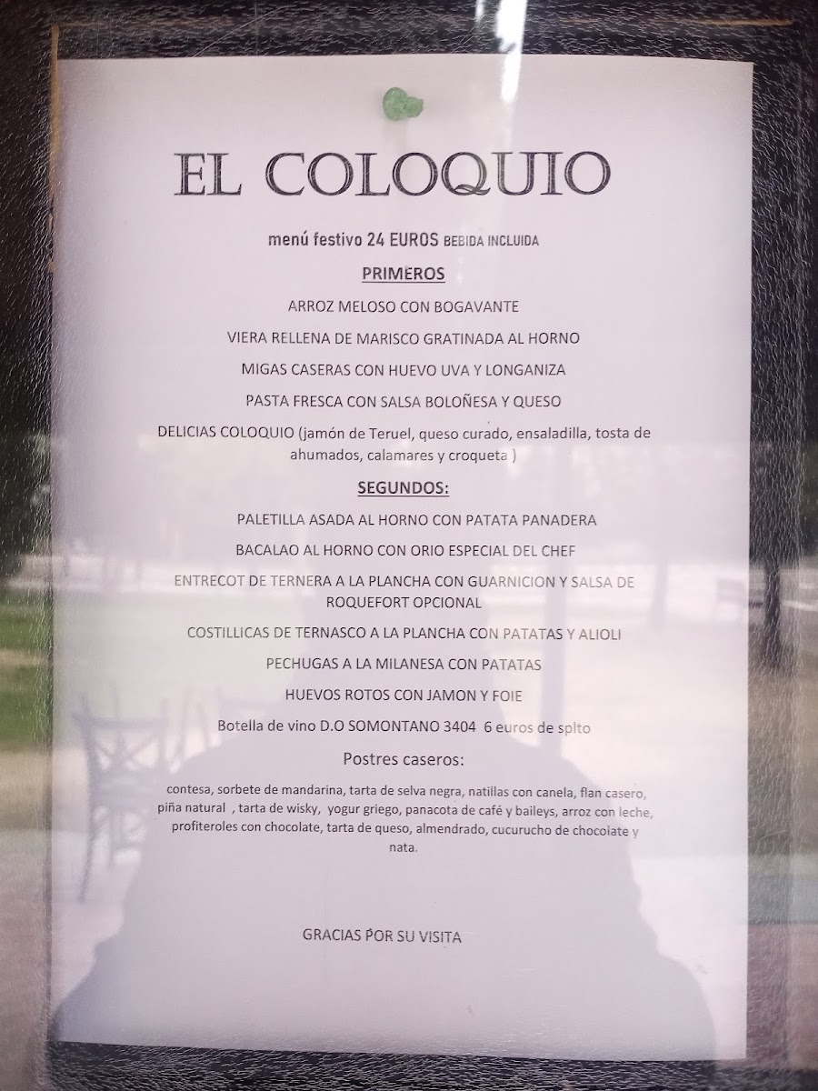 Restaurante El Coloquio Zaragoza Photo Menu 10