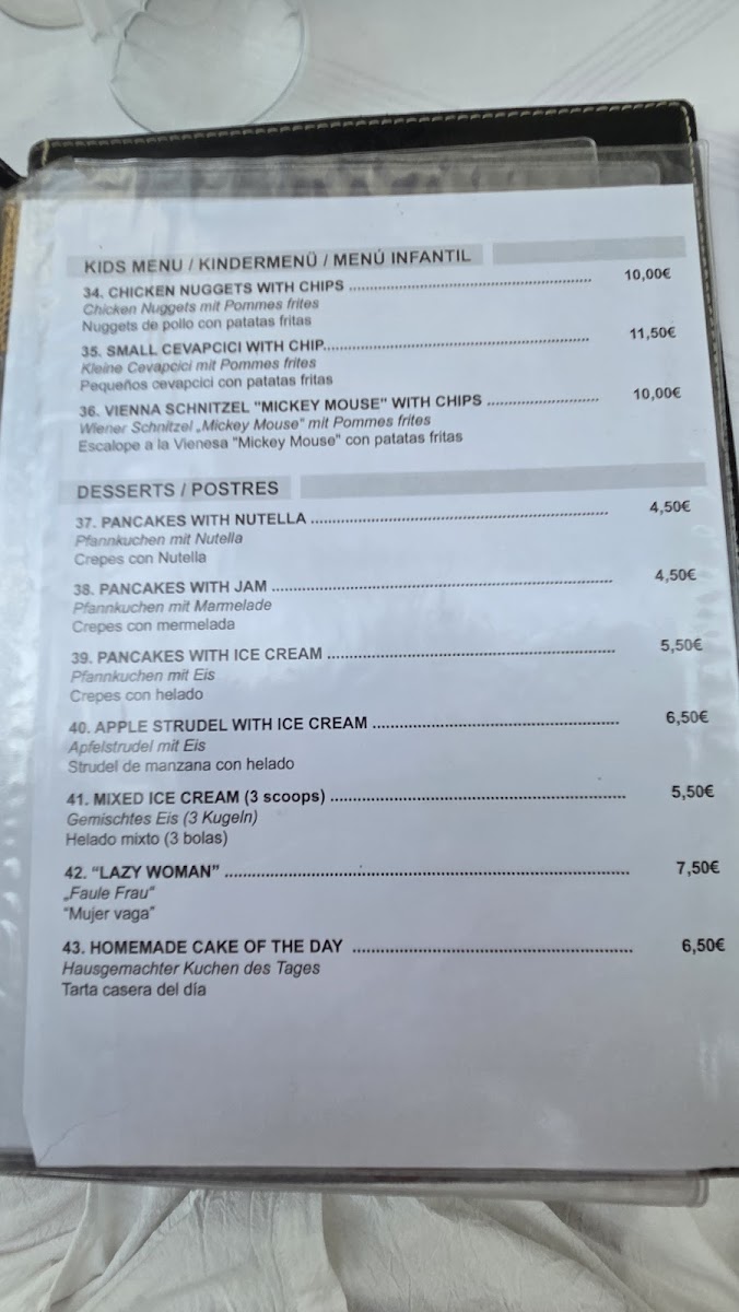 Restaurant Dubrovnik Photo Menu 9