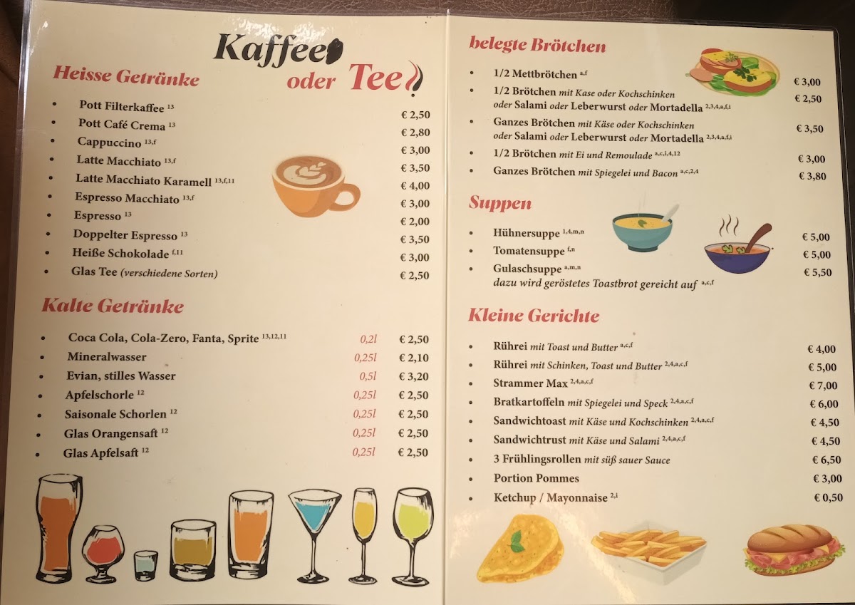 Gabi's Café Photo Menu 1