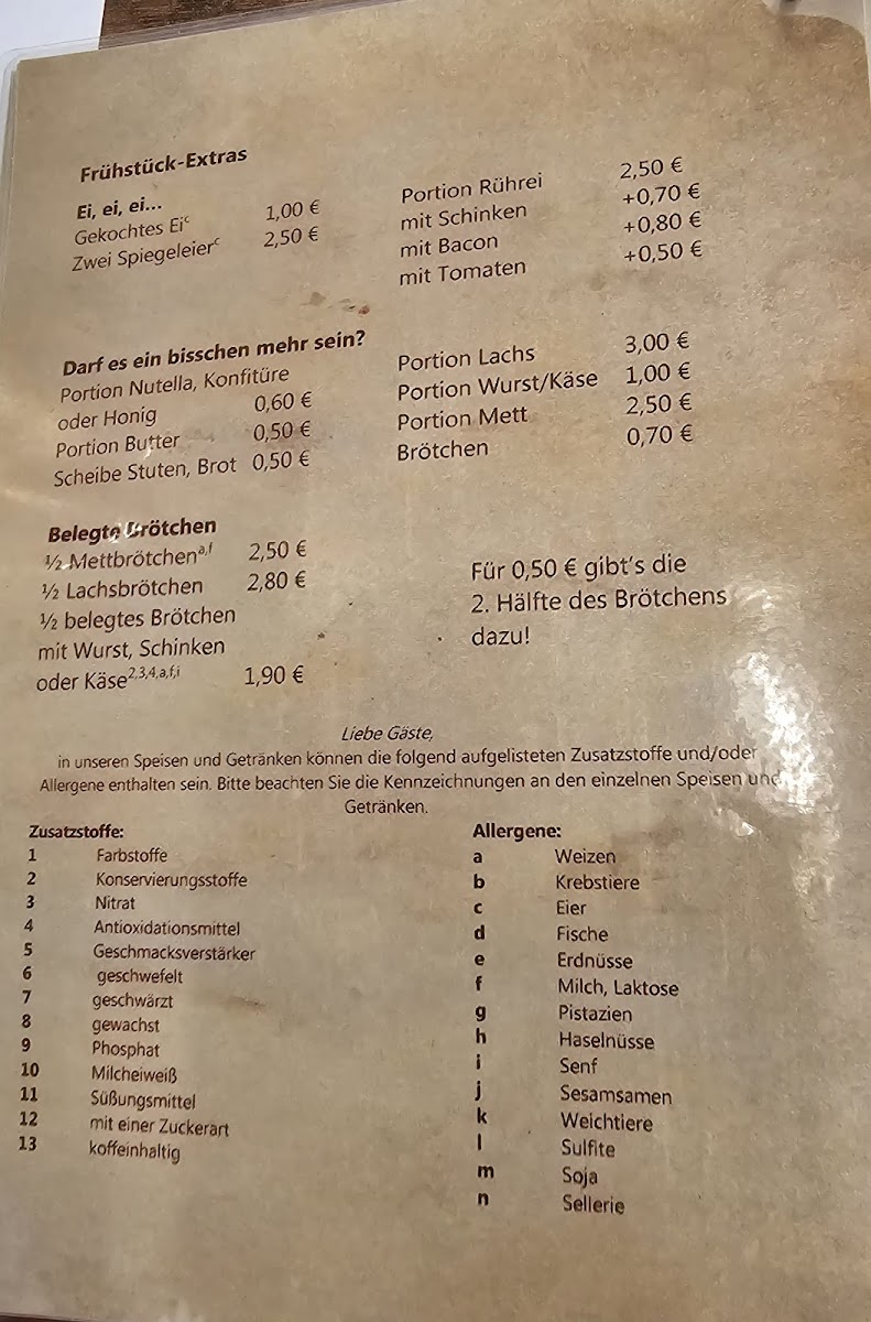 Gabi's Café Photo Menu 2