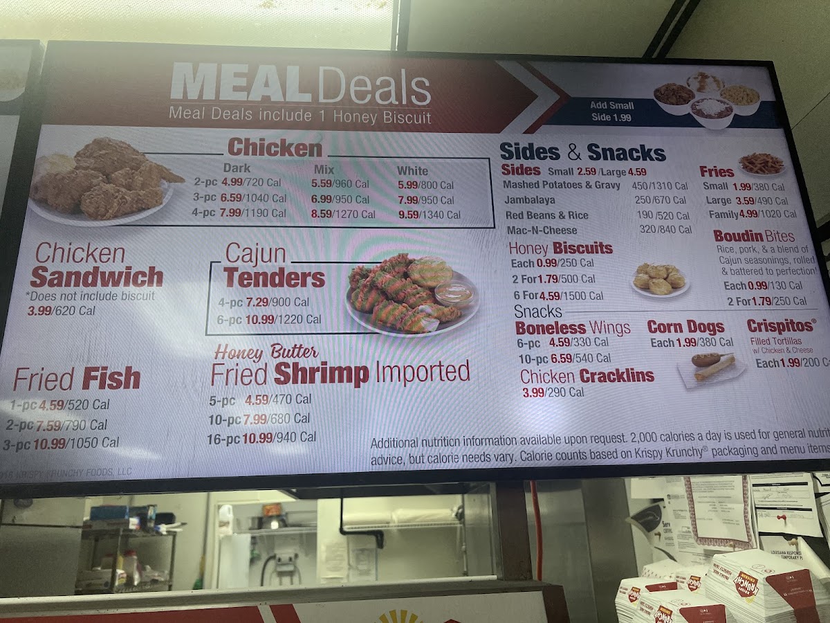 Alexis Diner and Krispy Krunchy Chicken Photo Menu 1