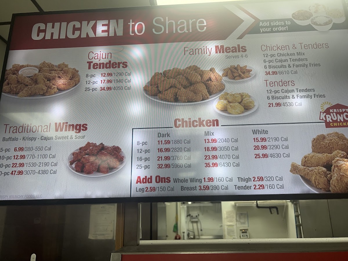 Alexis Diner and Krispy Krunchy Chicken Photo Menu 2