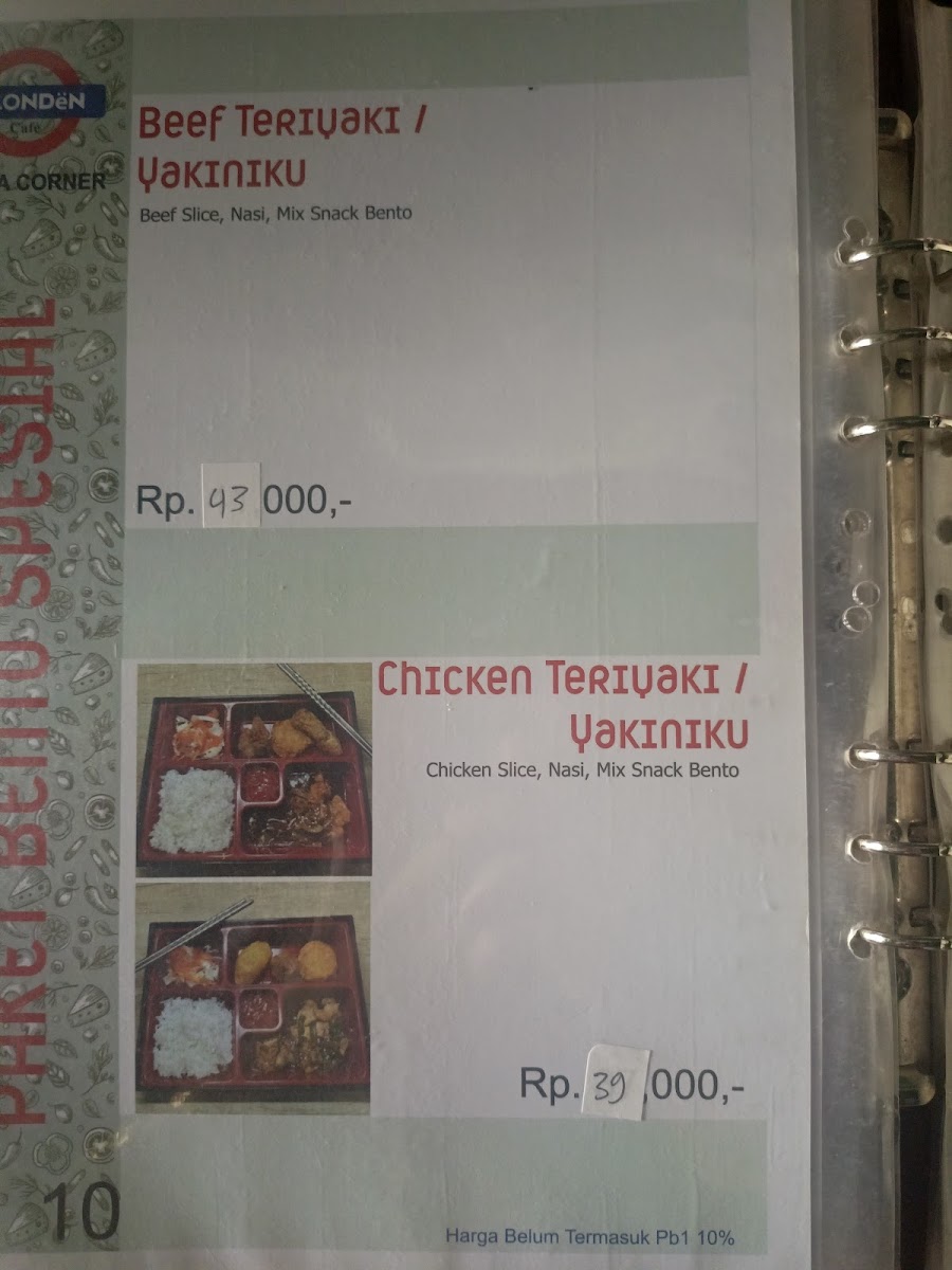 D'LONDEN CAFE PRAJA CORNER Photo Menu 3