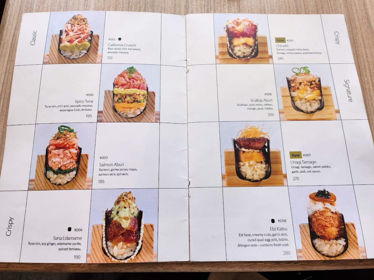 Kiwami - Alabang Town Center Photo Menu 2