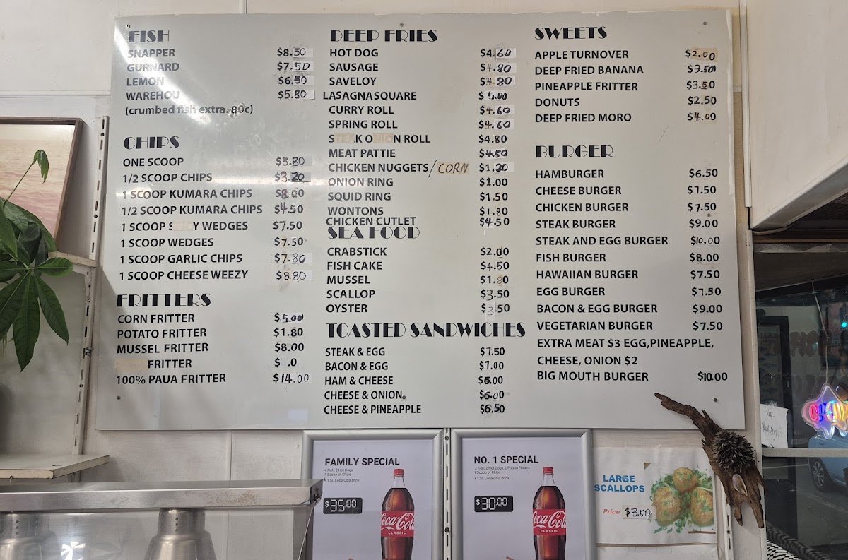 Westown Fish Supplies Photo Menu 1
