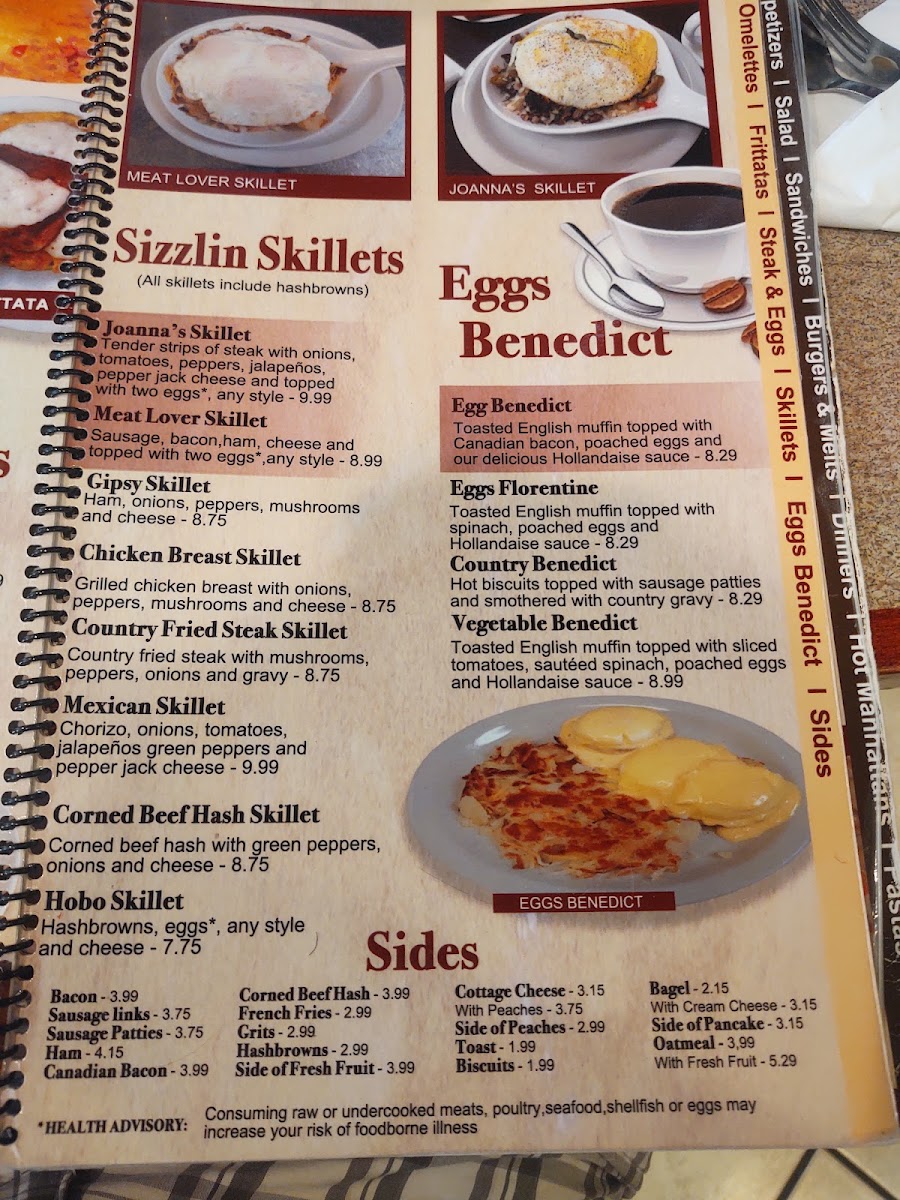 Joanna’s Family Restaurant Photo Menu 10