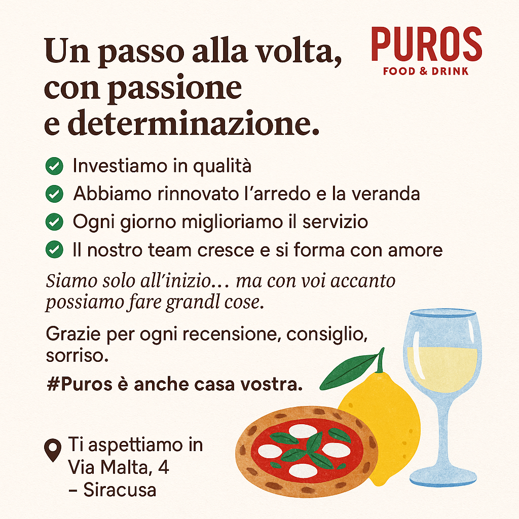 PUROS Ristorante Pizzeria – Cucina Siciliana - BAIO Group (Siracusa) Photo Menu 3