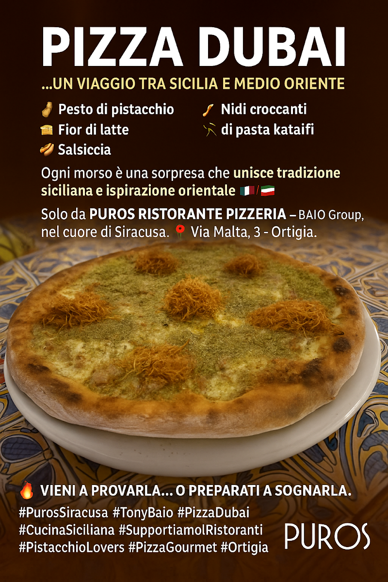 PUROS Ristorante Pizzeria – Cucina Siciliana - BAIO Group (Siracusa) Photo Menu 4