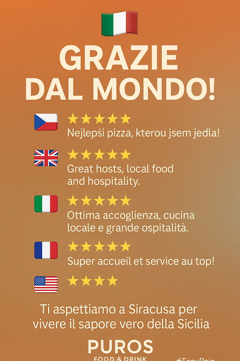 PUROS Ristorante Pizzeria – Cucina Siciliana - BAIO Group (Siracusa) Photo Menu 6