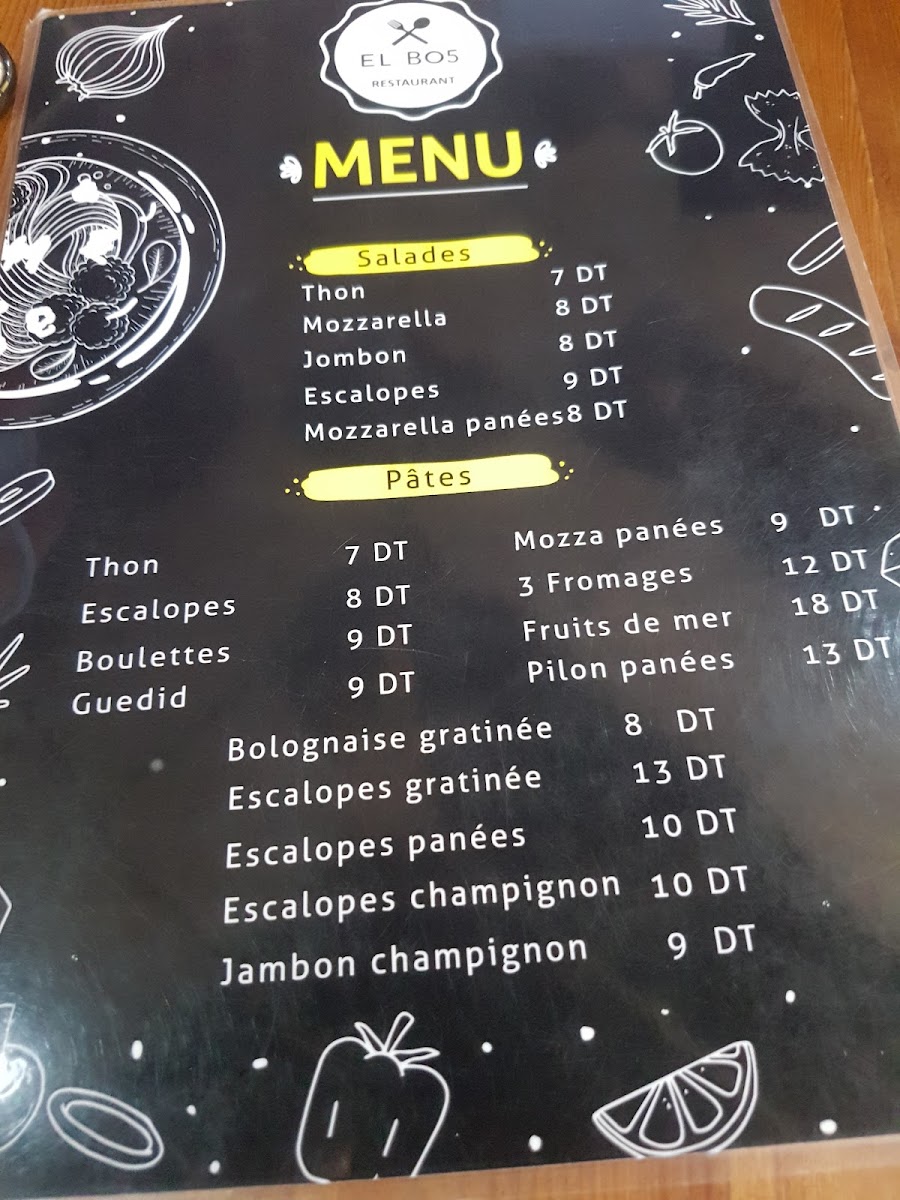 El Bo5 Photo Menu 5