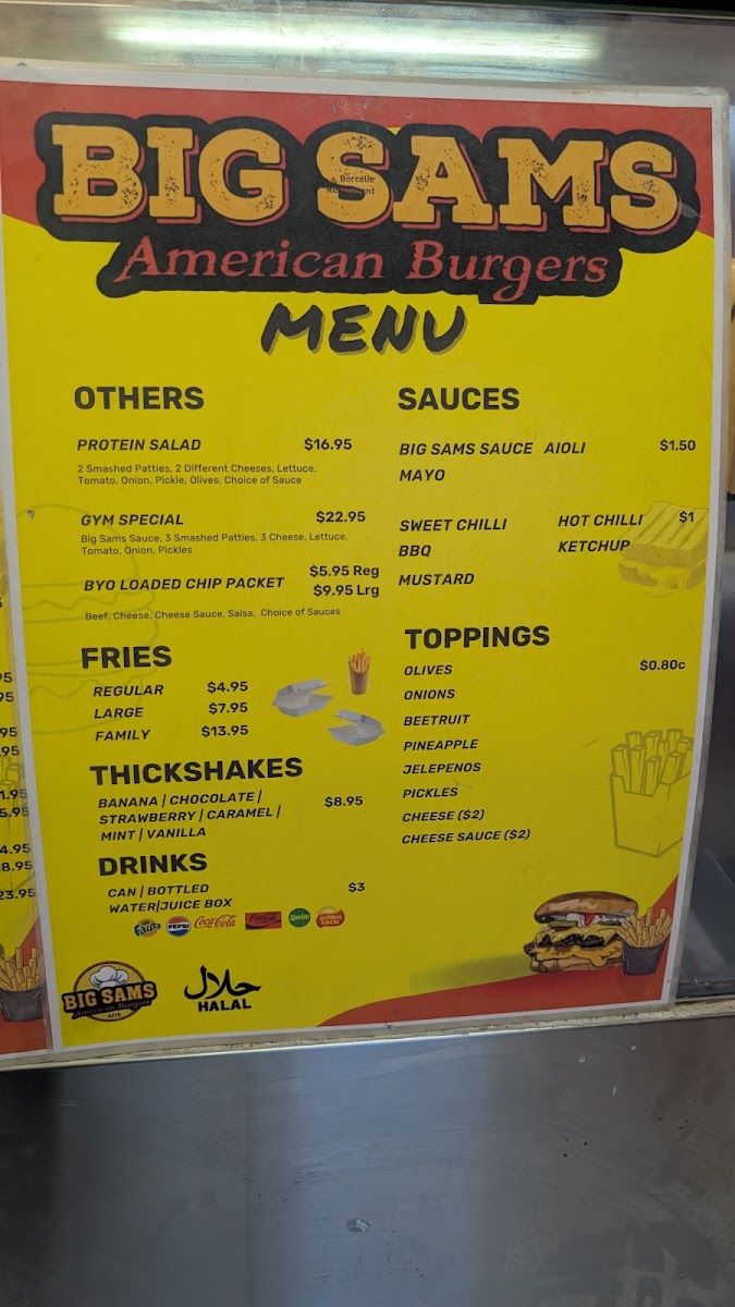 Big Sams American Burgers Photo Menu 4