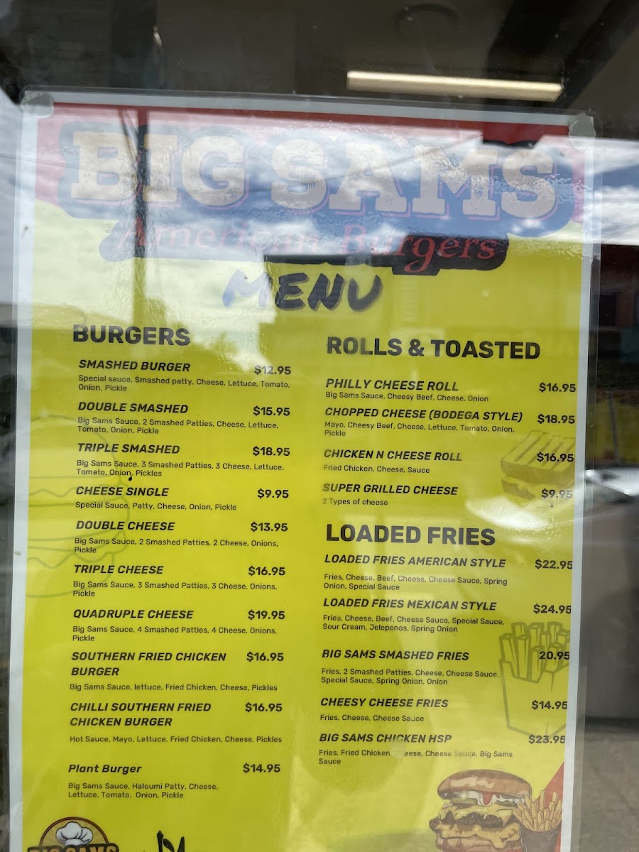 Big Sams American Burgers Photo Menu 5