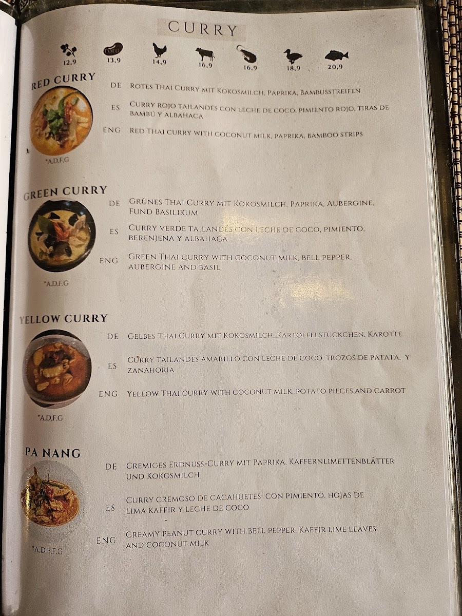 The Royal Thai Cuisine-Paguera Photo Menu 2