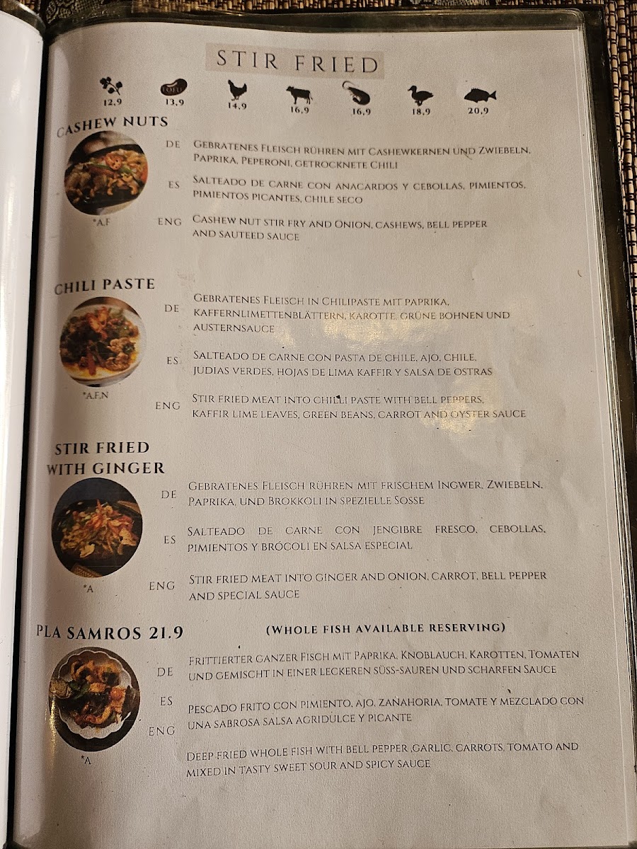 The Royal Thai Cuisine-Paguera Photo Menu 3
