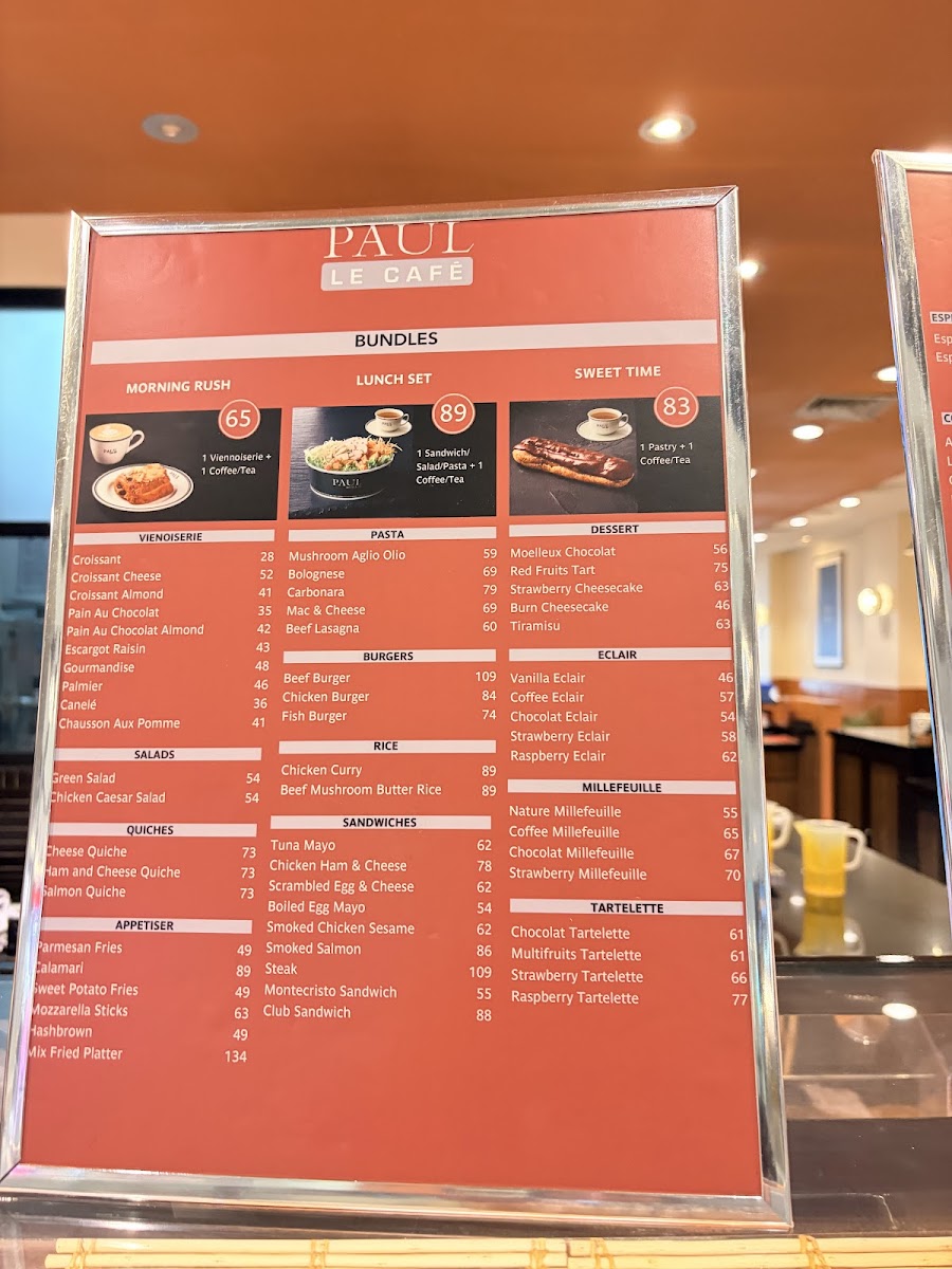 PAUL LE CAFÉ SENAYAN PARK Photo Menu 2