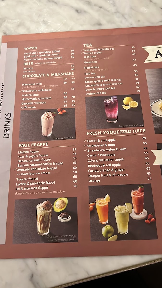 PAUL LE CAFÉ SENAYAN PARK Photo Menu 6