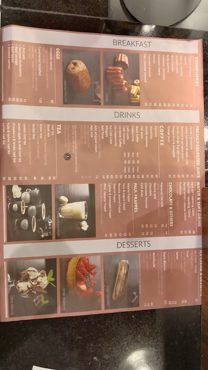 PAUL LE CAFÉ SENAYAN PARK Photo Menu 9