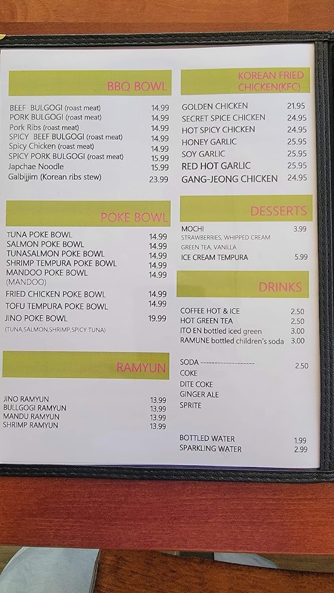 Jino Sushi Photo Menu 8