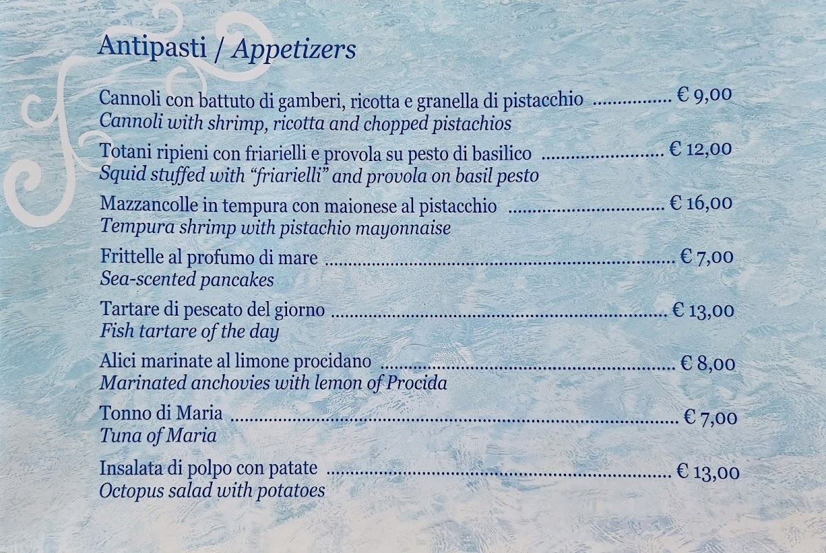 Ristorante da Maria alla Corricella Photo Menu 4