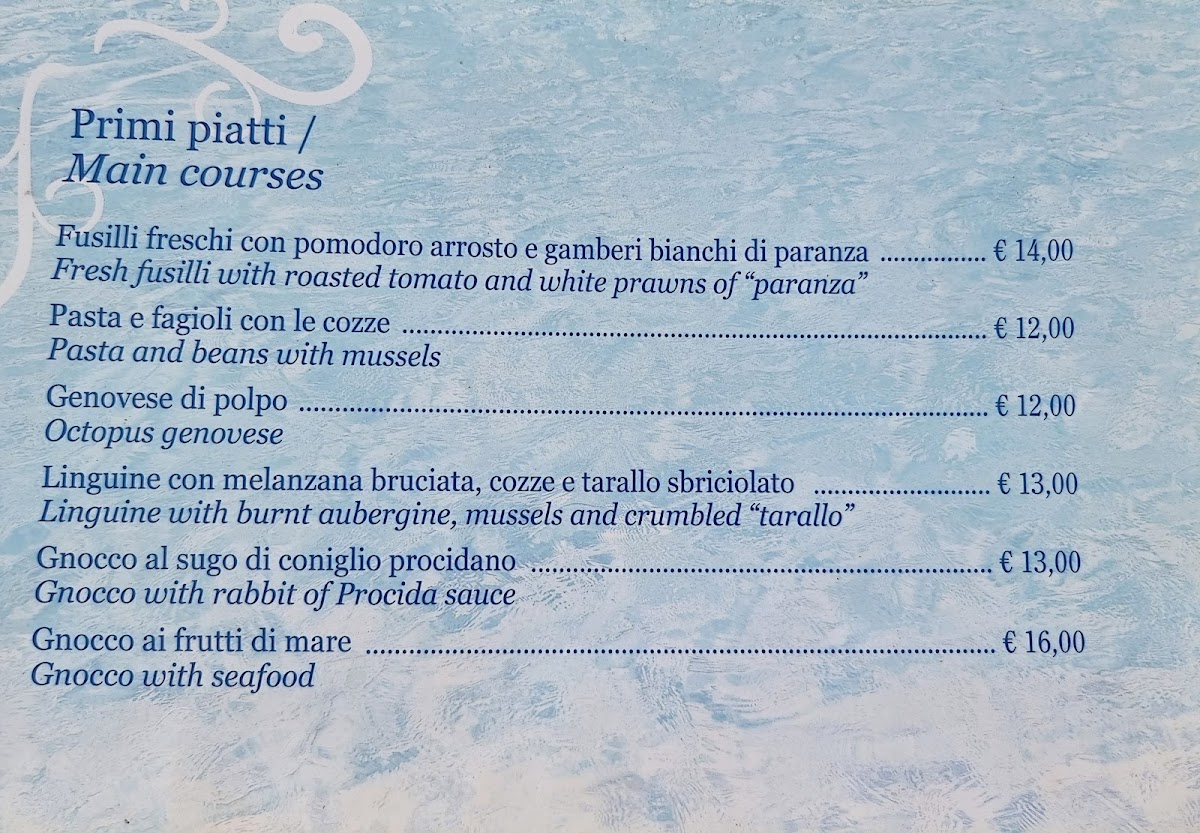 Ristorante da Maria alla Corricella Photo Menu 6