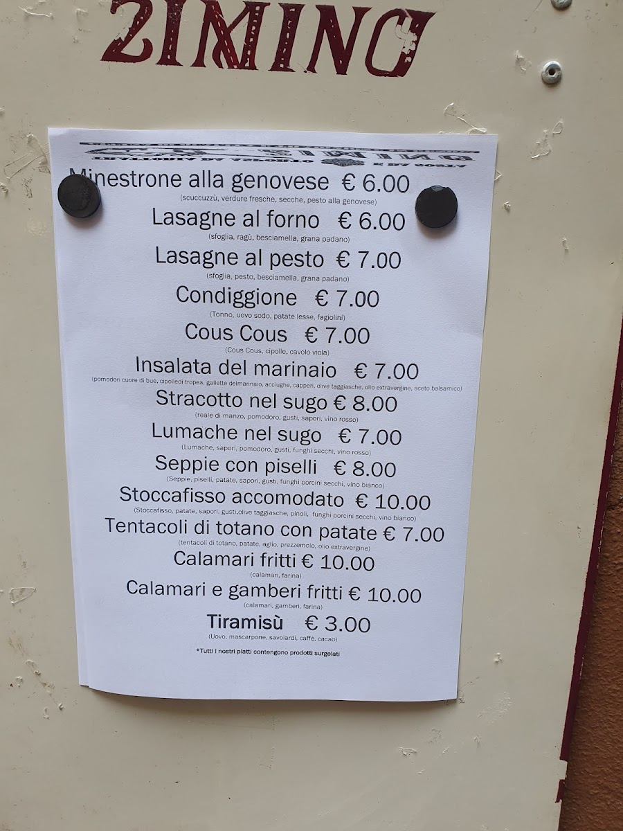 Ristorante Zimino Photo Menu 10