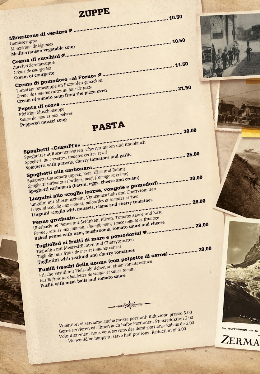 Grampi’s Bar & Restaurant Photo Menu 5