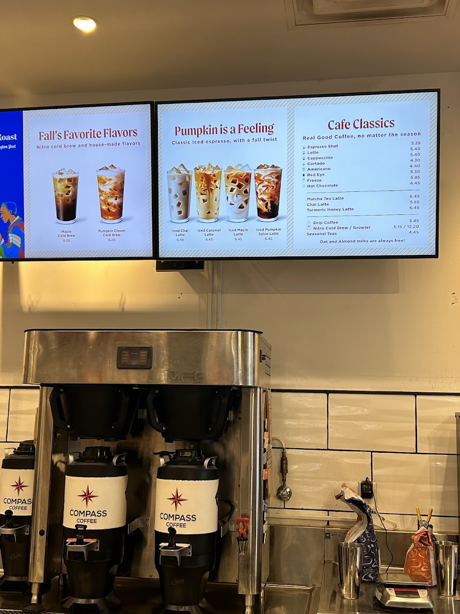 Compass Coffee Photo Menu 3
