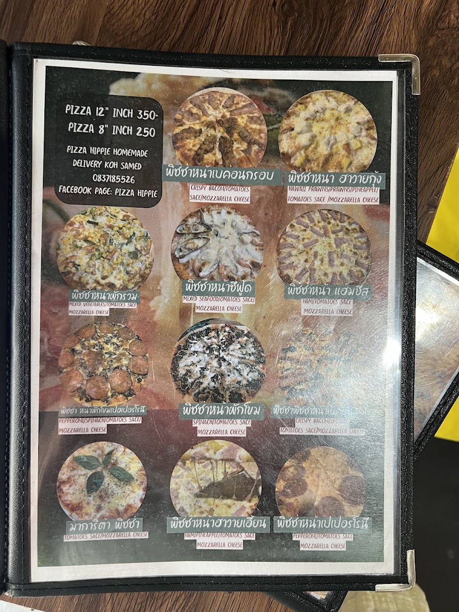 Pizza hippie & delivery Koh samet Photo Menu 3