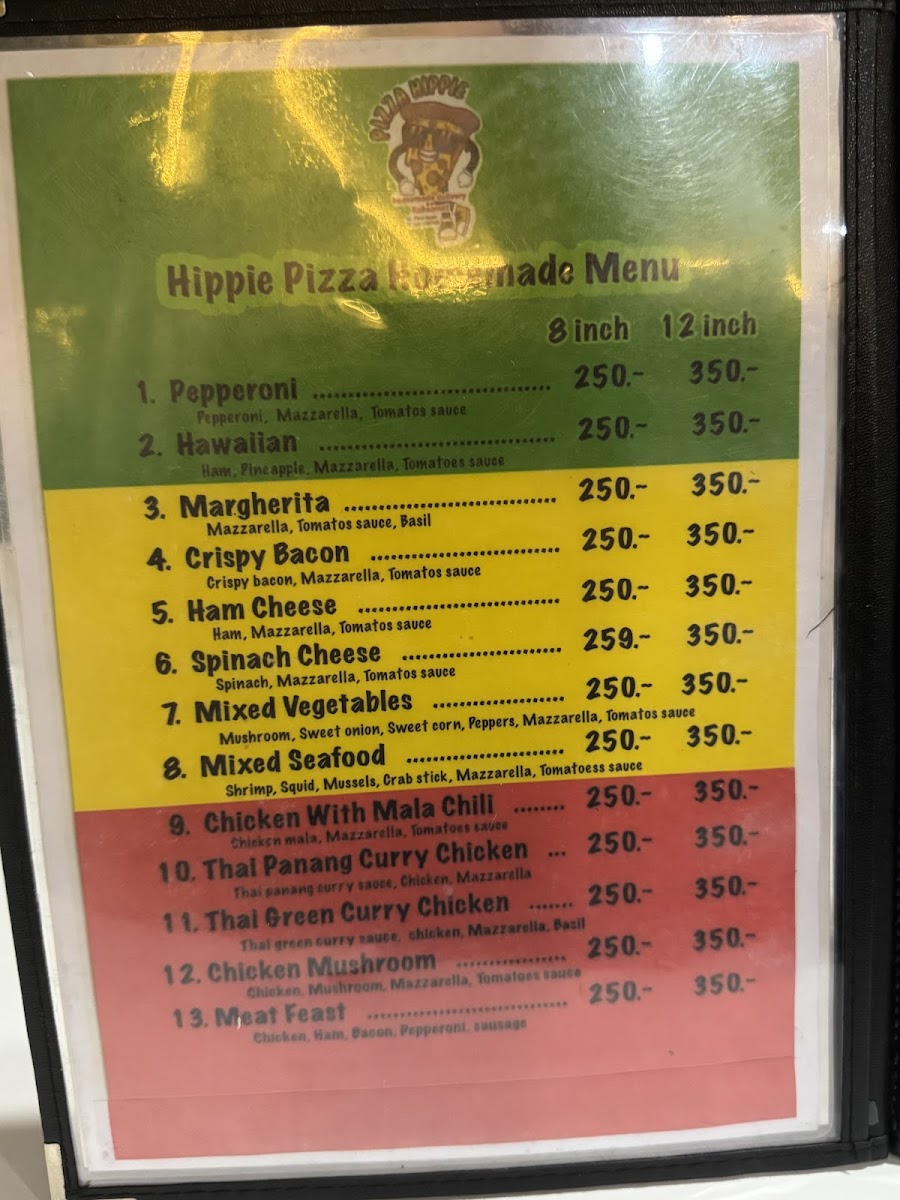 Pizza hippie & delivery Koh samet Photo Menu 5