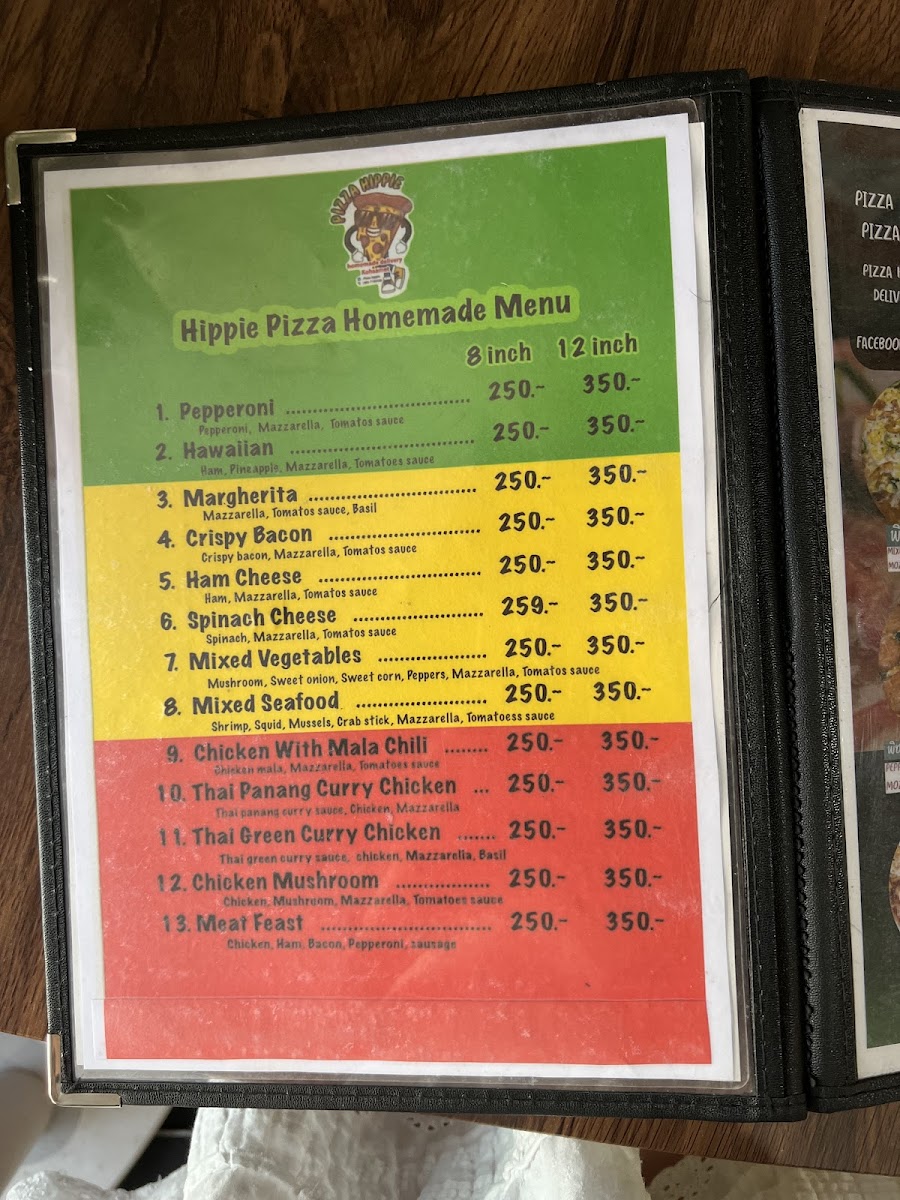 Pizza hippie & delivery Koh samet Photo Menu 7