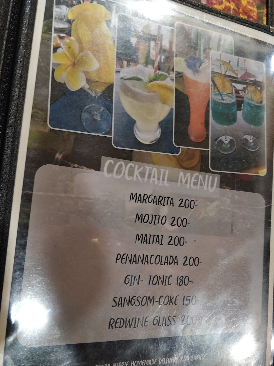 Pizza hippie & delivery Koh samet Photo Menu 9