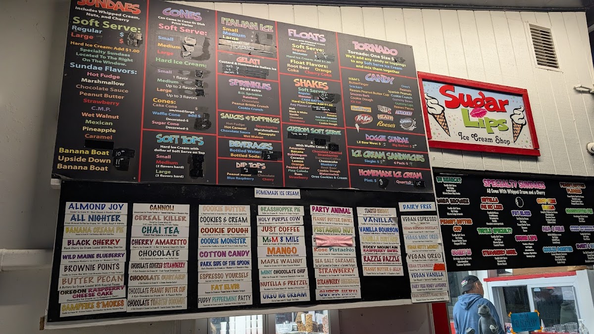 Sugar Lips Ice Cream Shop Photo Menu 5