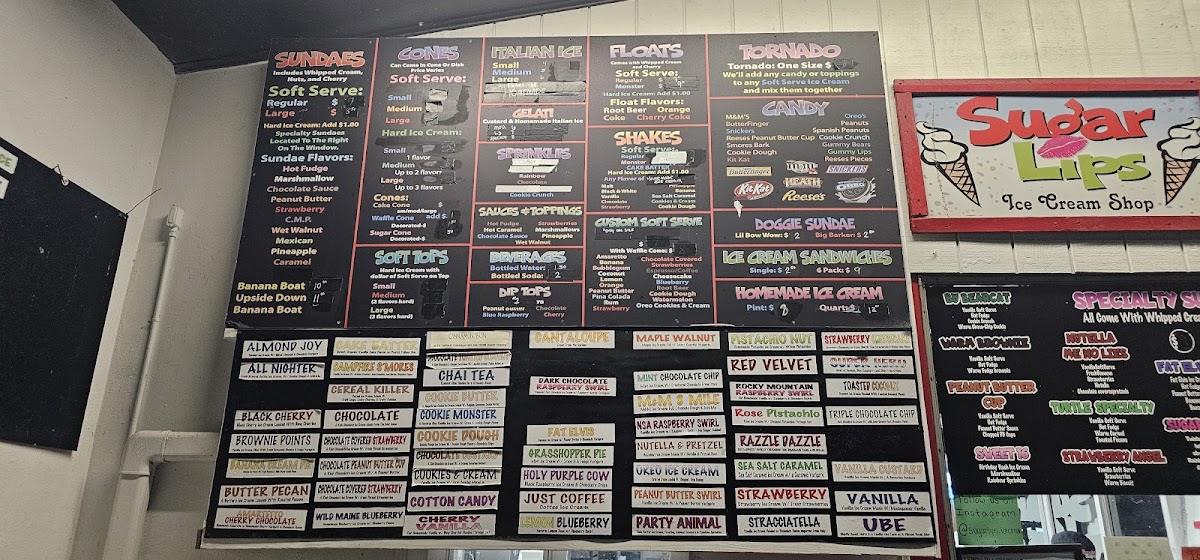 Sugar Lips Ice Cream Shop Photo Menu 7