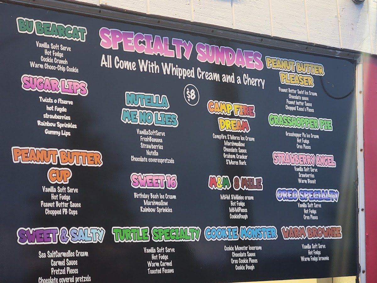 Sugar Lips Ice Cream Shop Photo Menu 9