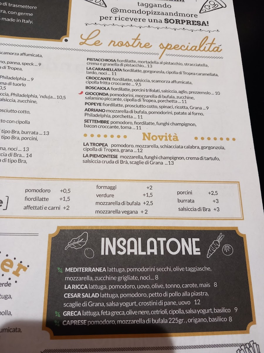 Mondopizza and More Photo Menu 6