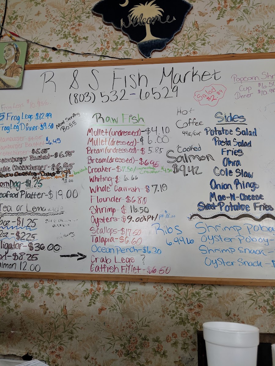 R & S Fish Market & Restaurant Photo Menu 5