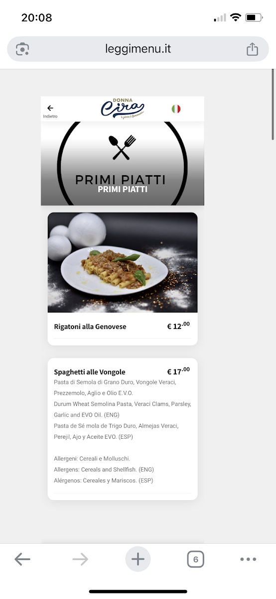 Donna Cira - Prati Photo Menu 4