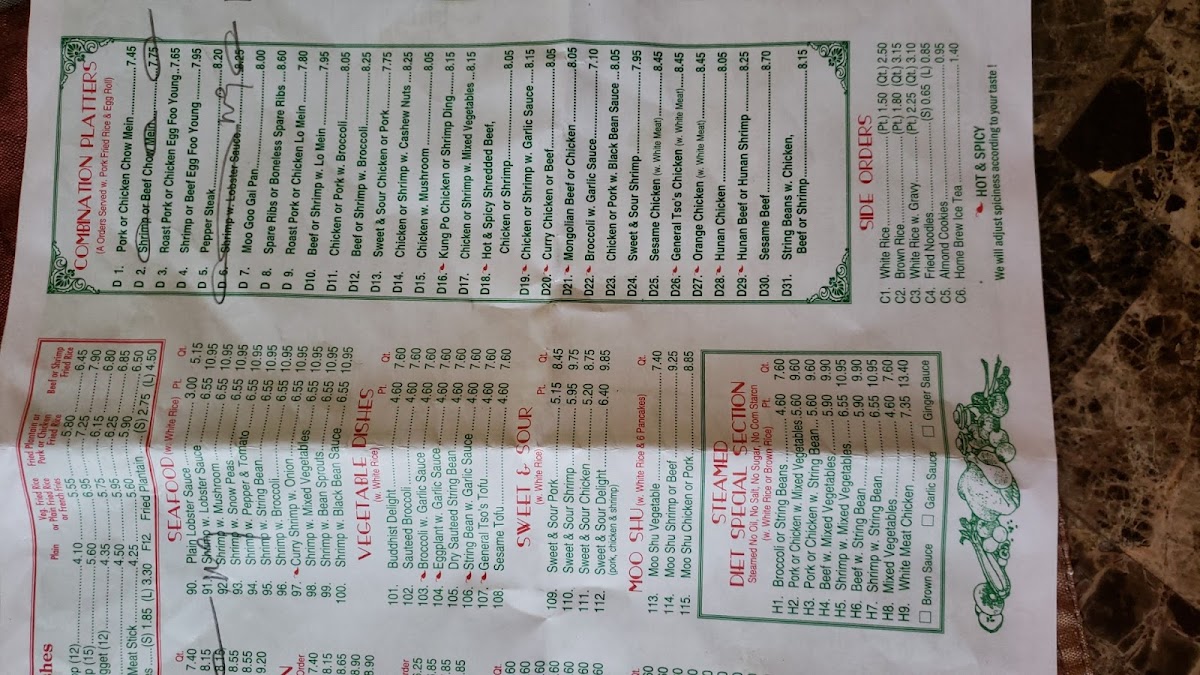 Jade Garden Chinese Restaurant Photo Menu 10